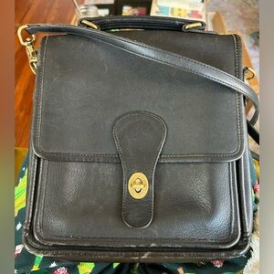 Coach vintage bag with gold hardware